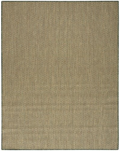 Nourison Home Nourison Courtyard COU01 2' x 6' Green Modern Rug - 8' x 10'