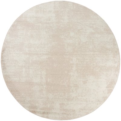 Nourison Home Nourison Serenity Home SRH06 3'11" x 5'11" Ivory Modern Indoor Rug - 8' Round