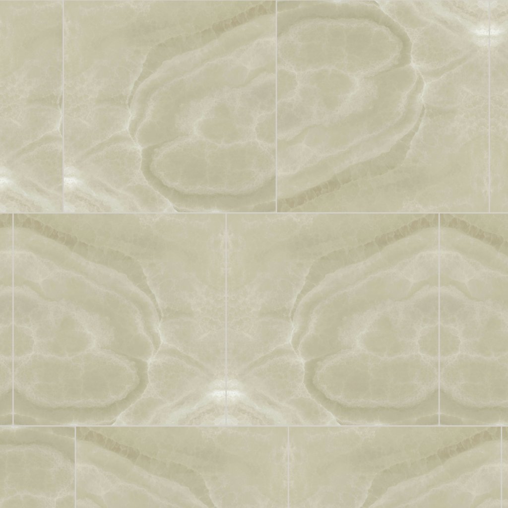 Qualis Ceramica Lustra 24x24 Onyx Hazel Polished