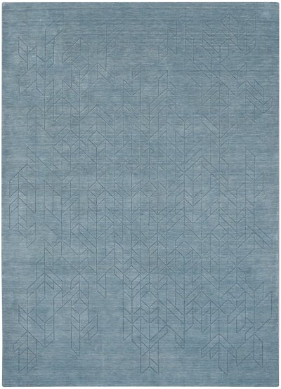 Nourison Home Nourison Alessia ALE01 8'6" x 11'6" Blue Modern Indoor Rug - 8'6" x 11'6"