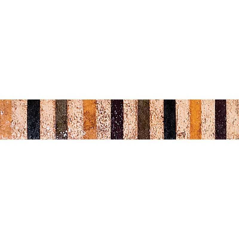 Marble Systems Woodland Ochre Glazed Wessex Ceramic Border Tiles 1x6 - Woodland Ochre