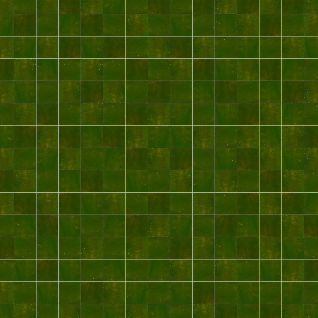 Marble Systems Vert Imperial Glossy Zellige Tile 4x4 - Vert Imperial