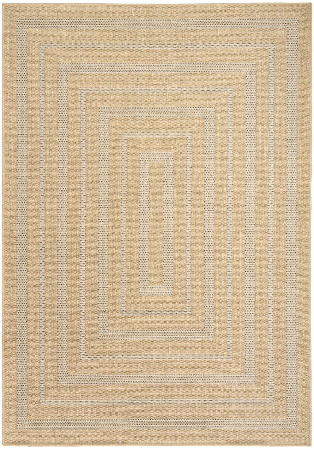 Nourison Home Nourison Tulum TLM04 6' x 9' Taupe Grey Outdoor Rug