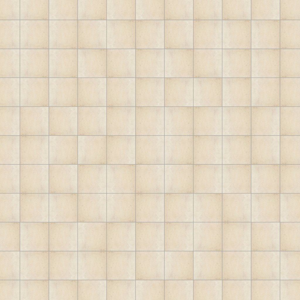 Marble Systems Crema Marfil Polished Marble Tile 5 1/2x5 1/2 - Crema Marfil