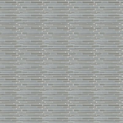 Marble Systems Sterling Glossy Interlocking Slides Glass Mosaic 12x12 - Sterling - 12" x 12" x 11/16"
