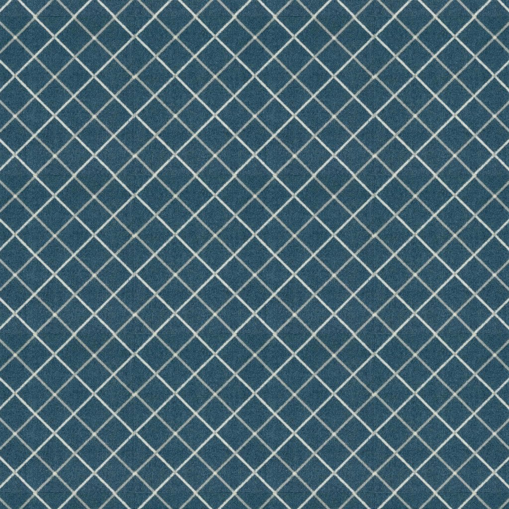 Nourison WILTON ESSENCE BRISTOL PLAID BRSPL BLUE/IVORY