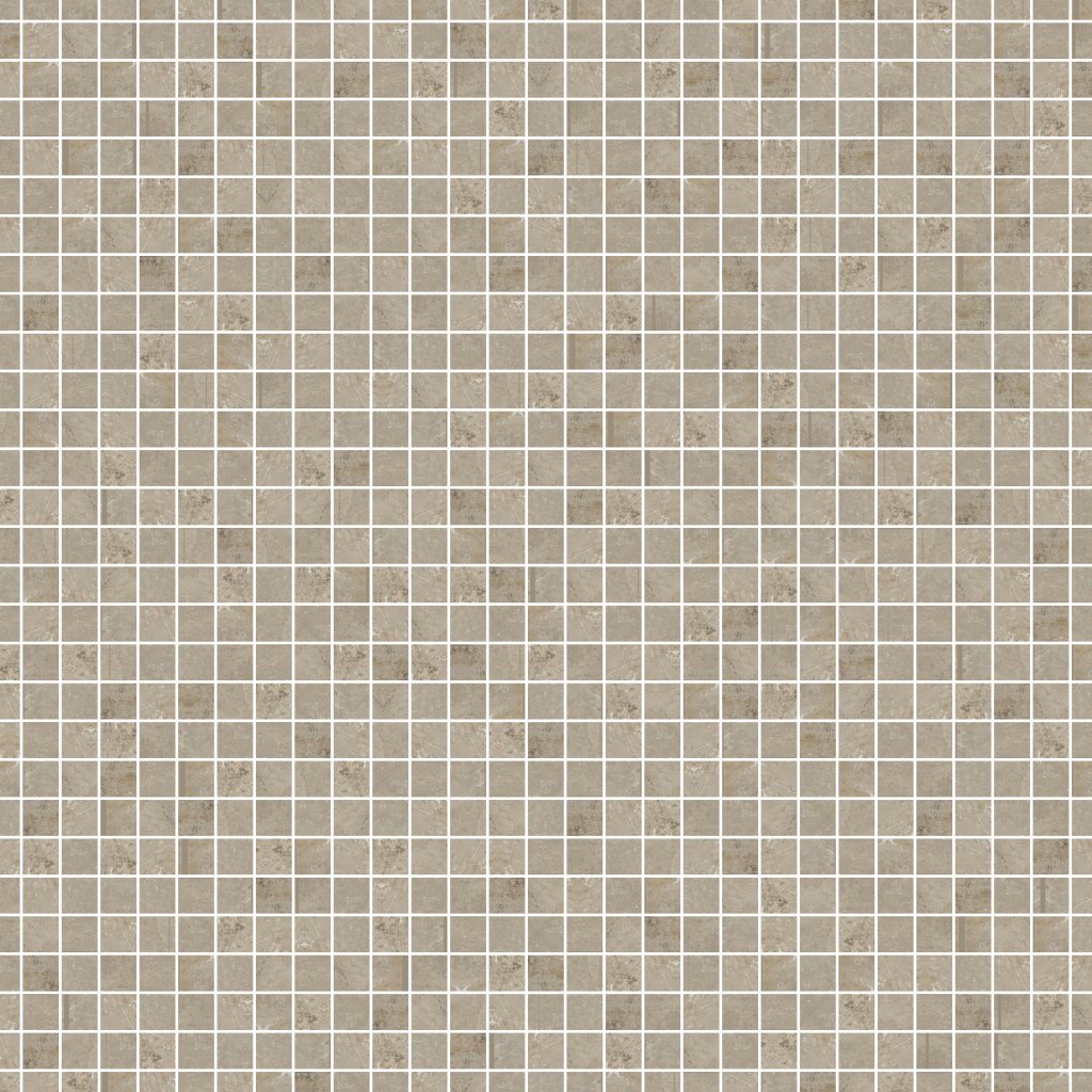 Qualis Ceramica QU Elevation Byblos Beige 2X2 Mosaic - Beige