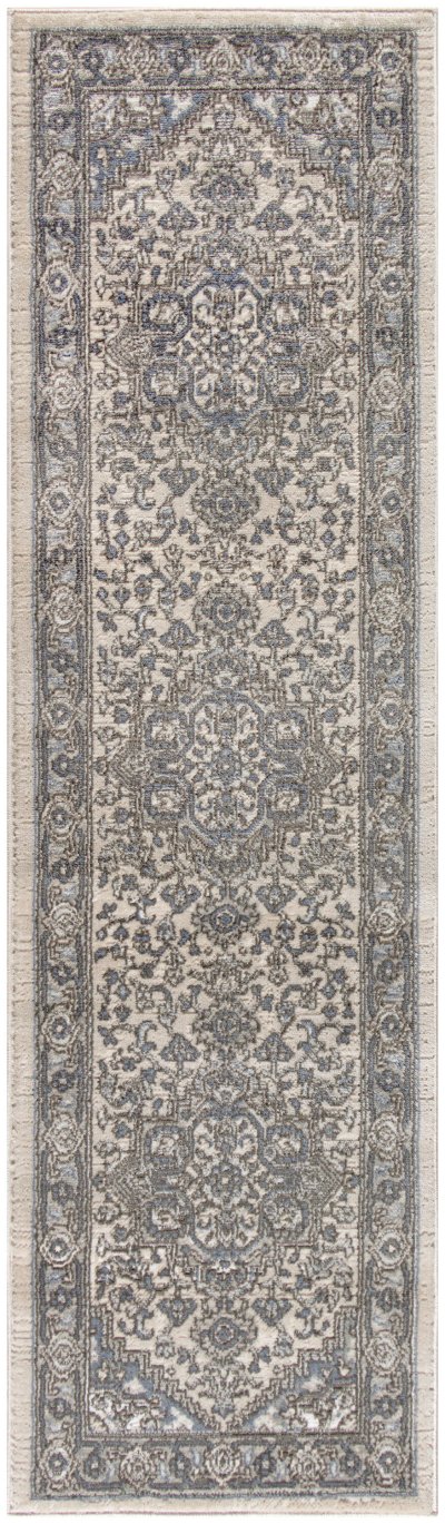 Nourison Home Nourison Quarry QUA05 2'2" x 3'9" Ivory Blue Vintage Indoor Rug - 2'2" x 6'