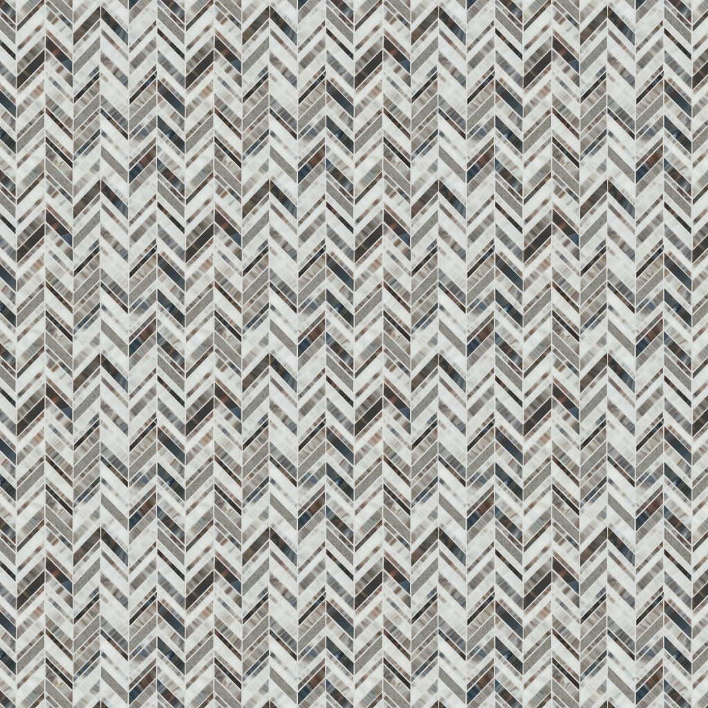 American Olean Stone Theory - Gem, Chevron, 3, Matte (ST96) - Gem