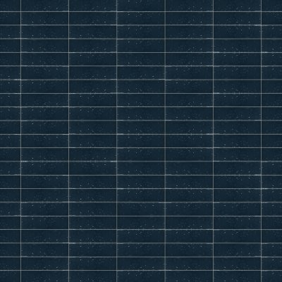 Marble Systems Pickford Blue Glossy Subway Thin Brick Tile 2 3/4x9 3/4 - Pickford Blue - 2 3/4" x 9 3/4" x 3/4"