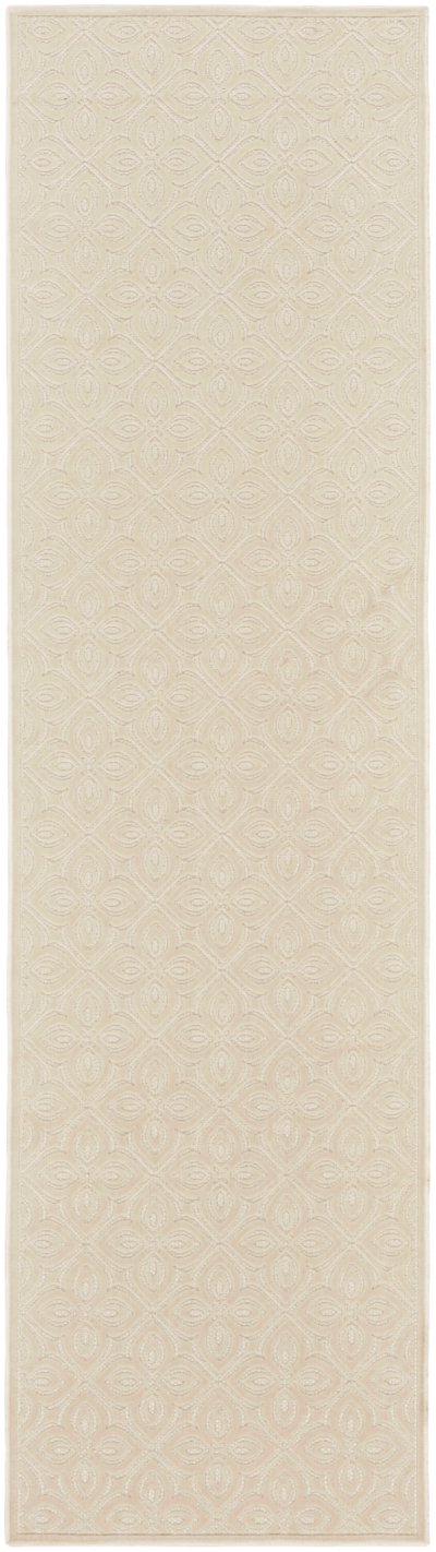 Nourison Home Nourison Washable Charm WCH03 2' x 6' Ivory Contemporary Indoor Rug - 2' x 6'
