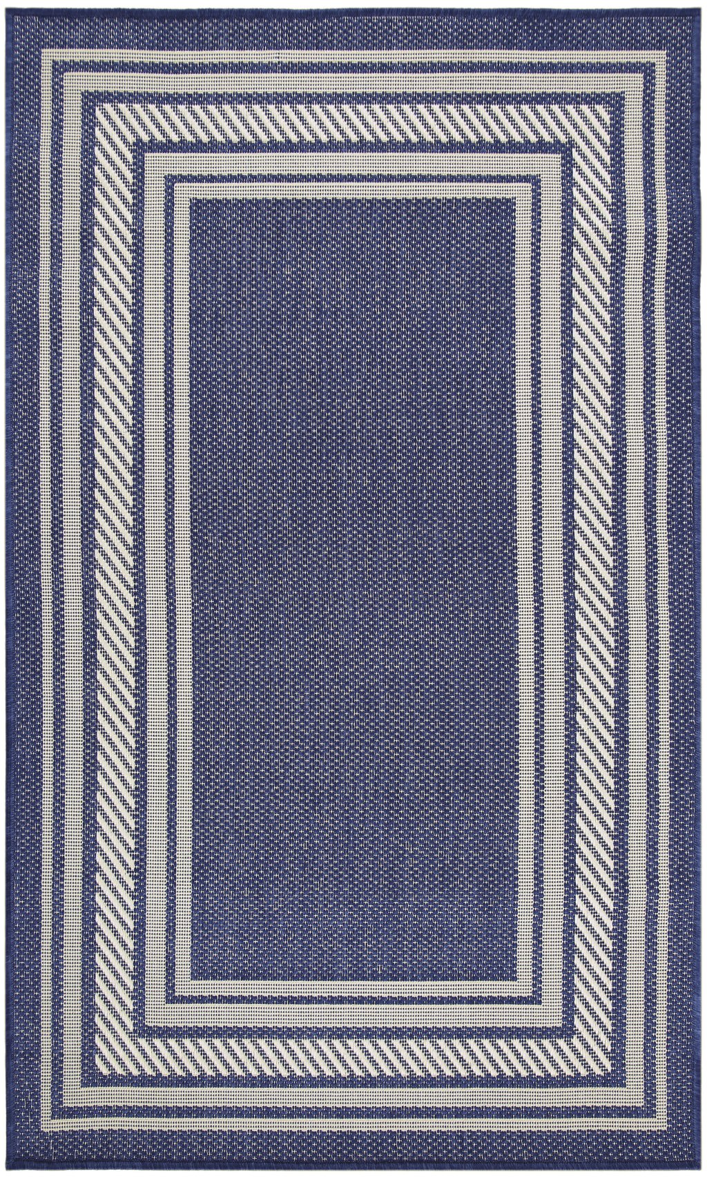 Nourison Home Nourison Horizon Indoor/Outdoor HOZ03 3' x 5' Navy Modern Rug