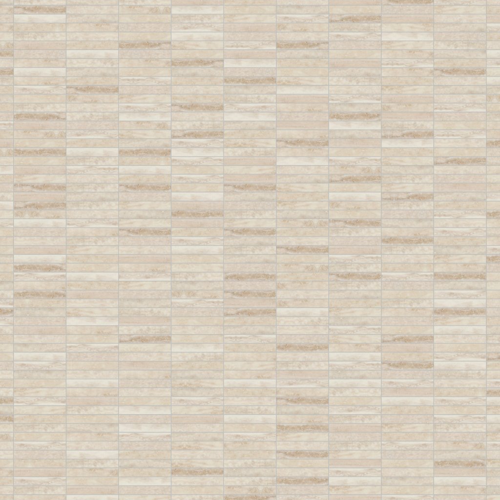 Daltile Calligo Almond, Stacked, 1X6, Microban, Matte - Almond