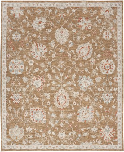 Nourison Home Nourison Infinite IFT04 2'3" x 10'2" Mocha Vintage Indoor Rug - 9'3" x 12'7"