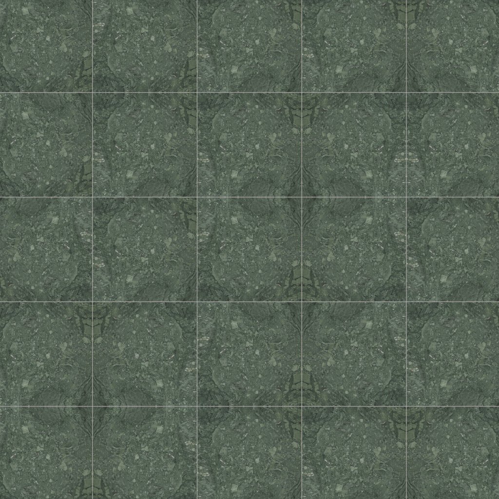 Marble Systems Verde Shana Honed Marble Tile 12x12 - Verde Shana