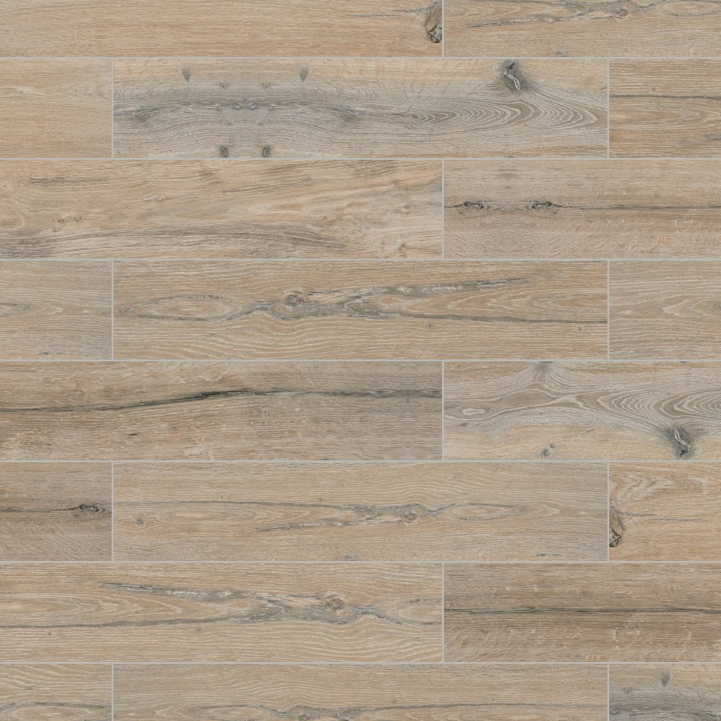 American Olean Waterwood - Natural Oak, Plank, 8X40, Matte (WD16) - Natural Oak
