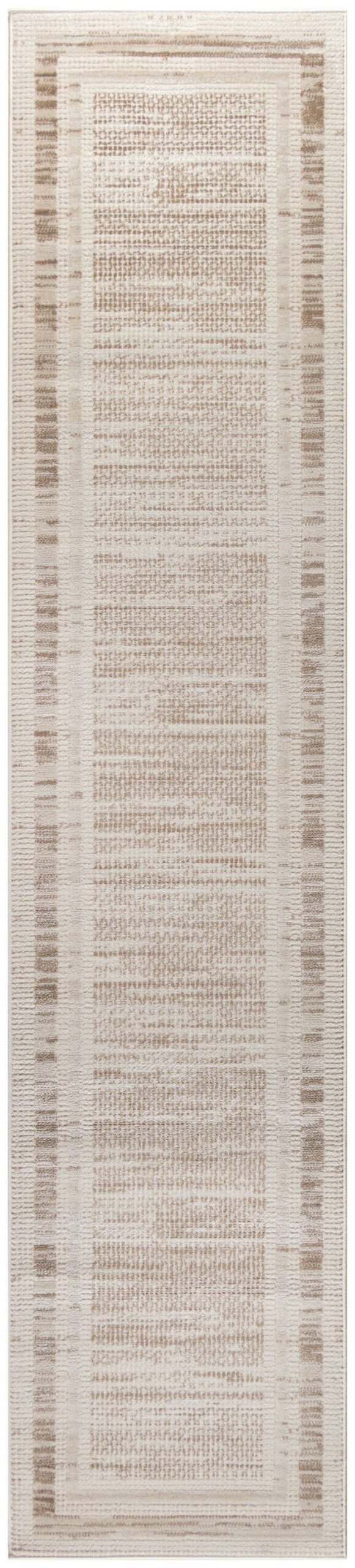 Nourison Home Nourison Serenity Home SRH07 2'2" x 7'6" Mocha Ivory Modern Indoor Rug