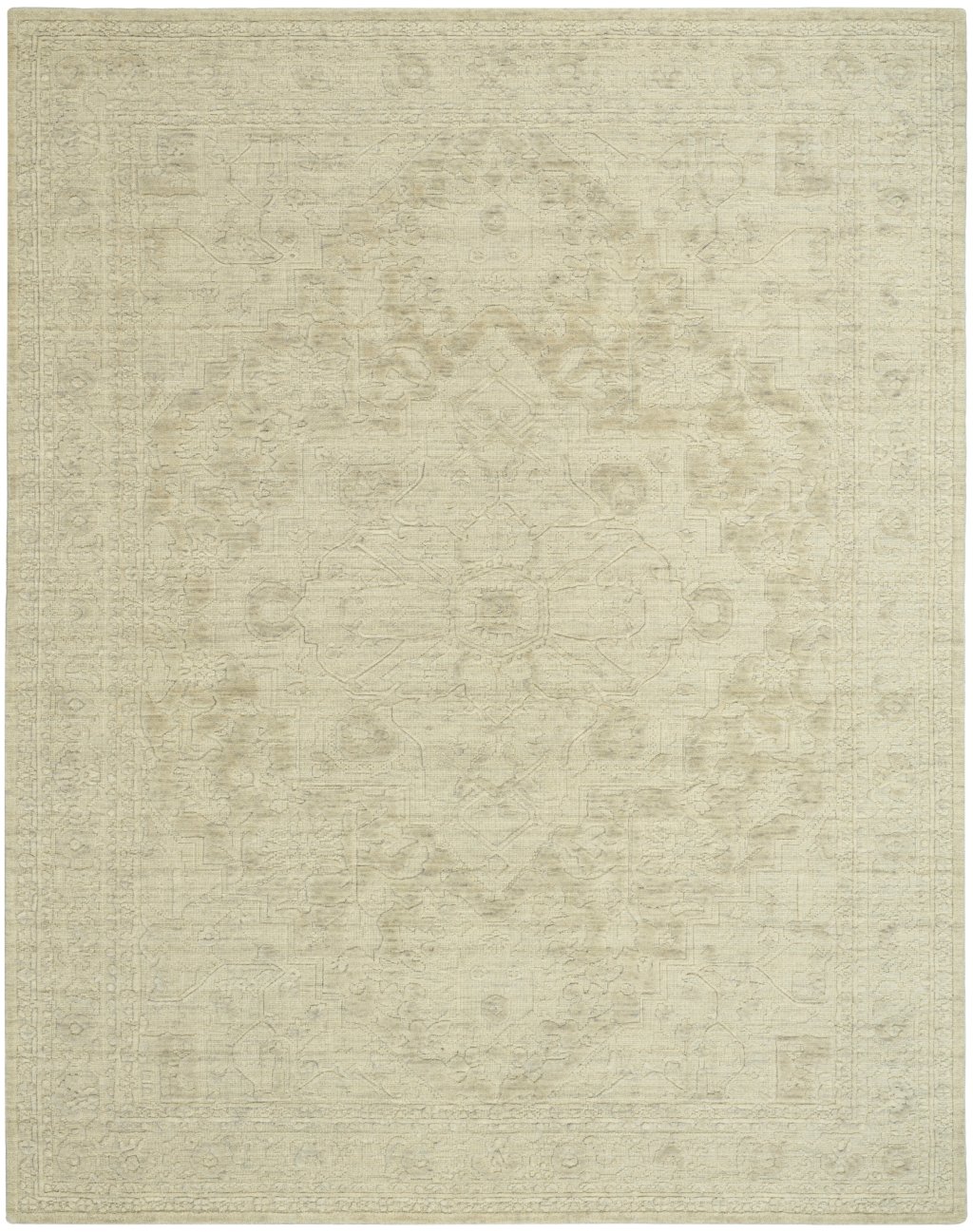 Nourison Home Nourison Ravello RVL02 7'9" x 9'9" Ivory Grey Vintage Indoor Rug
