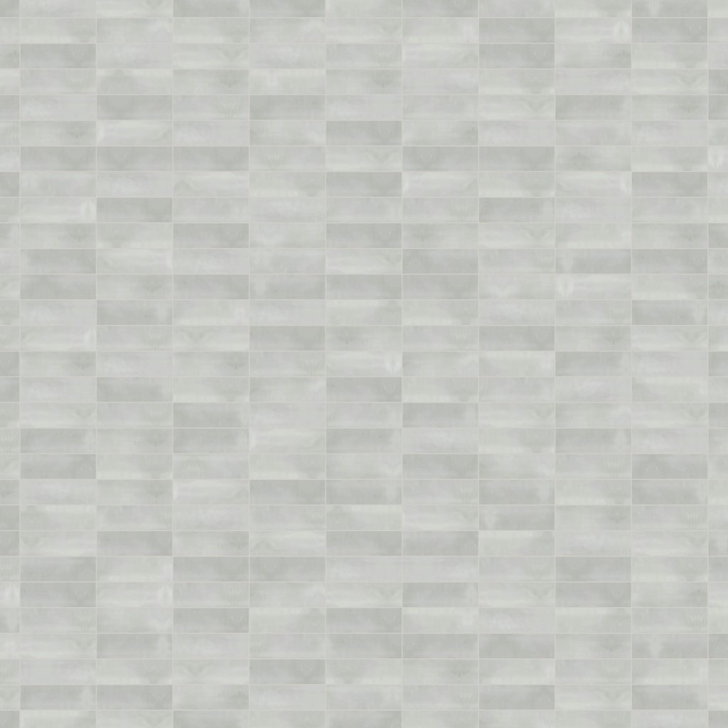 Qualis Ceramica Aruba 2x6 Silver Gloss