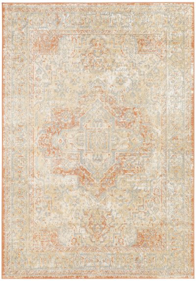 Nourison Home Nourison Nourison Essentials Persian NRE07 2'2" x 7'6" Beige Rust Vintage Rug - 5' x 7'