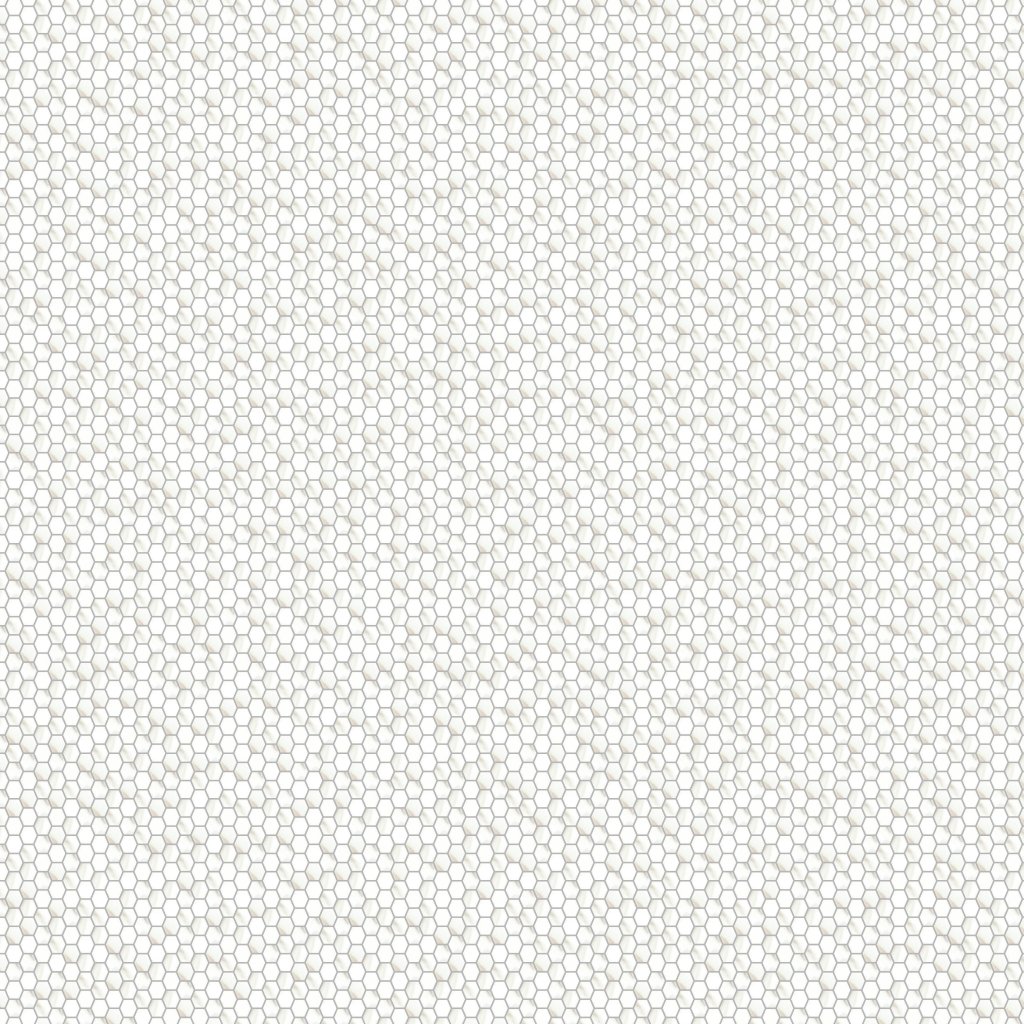 Qualis Ceramica Ardor Adoration 1" Hexagon Polished Mosaic - Gold