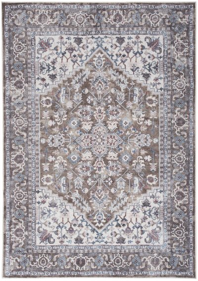 Nourison Home Nourison New Concept Washables SR104 3' x 5' Olive Ivory Vintage Indoor Rug - 4' x 6'