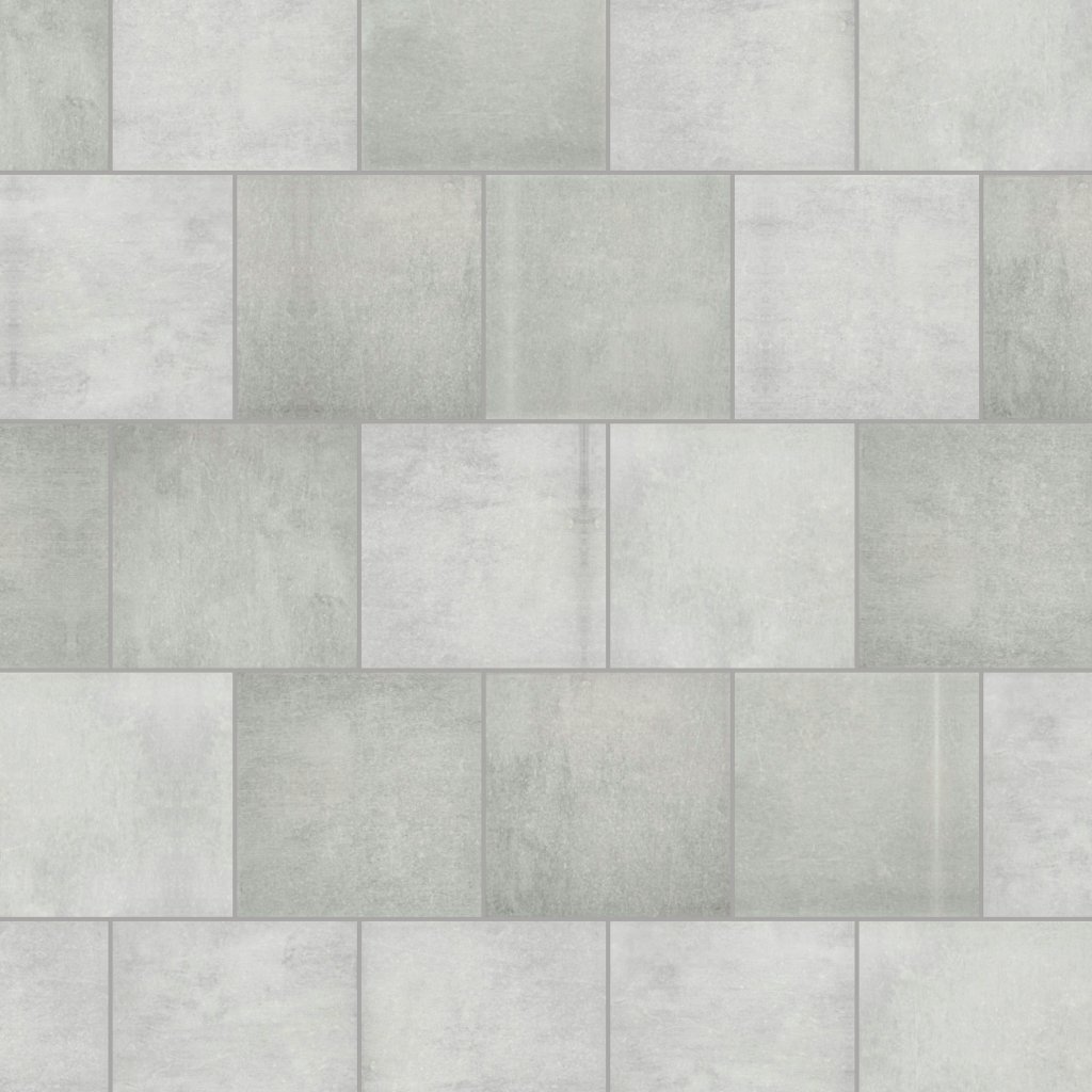 Qualis Ceramica Portland Ice 13X13F - Light Grey