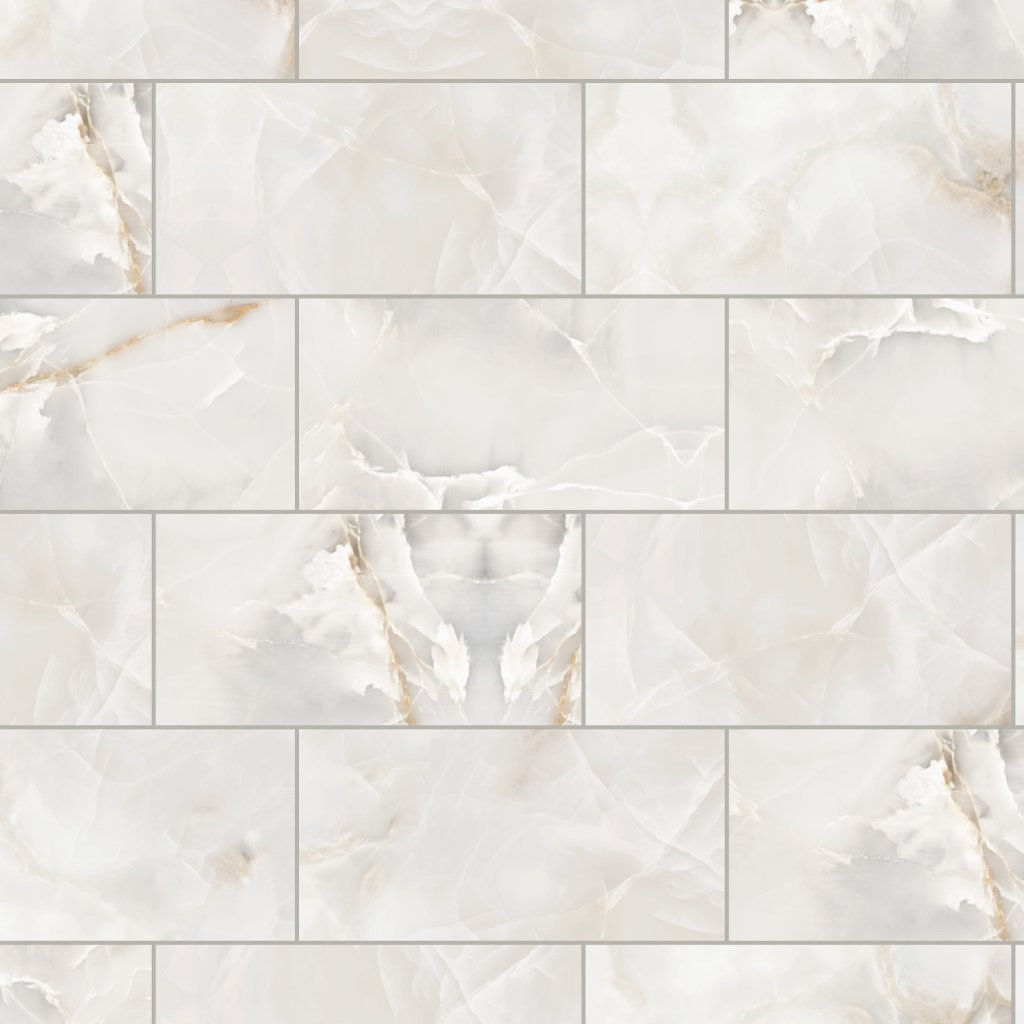 Qualis Ceramica Romance Rendezvous White 12X24 Matt - Cream