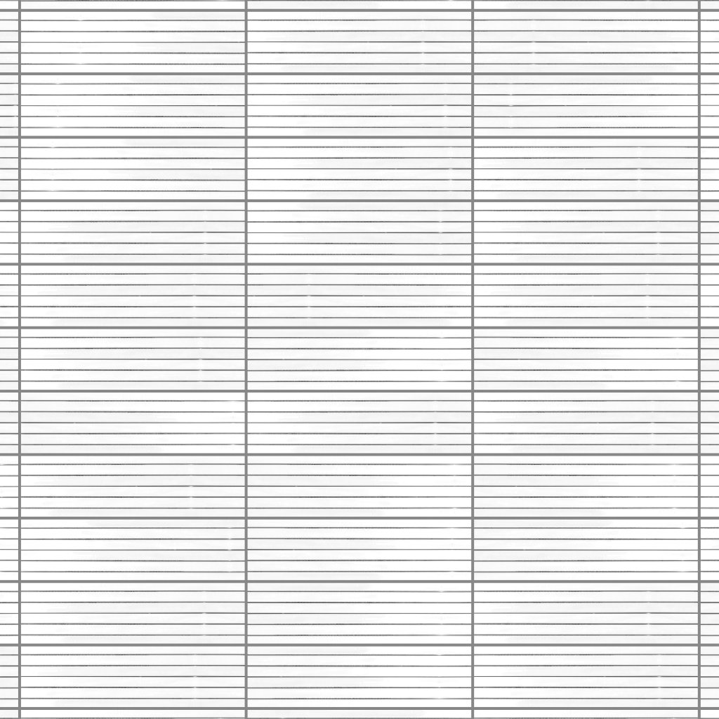 Emser Tile PARALLINE WHITE GLOSSY STACKED MOSAIC - White
