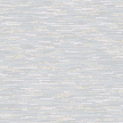 Marble Systems Bianco Granita Glossy Liner Blend Glass Mosaic 12x12 - Bianco Granita - 12" x 12" x 3/8"