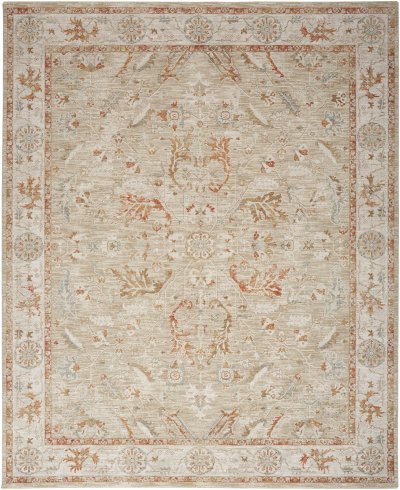 Nourison Home Nourison Asher ASR01 3'11" x 5'11" Sage Ivory Vintage Indoor Rug - 9'3" x 12'7"