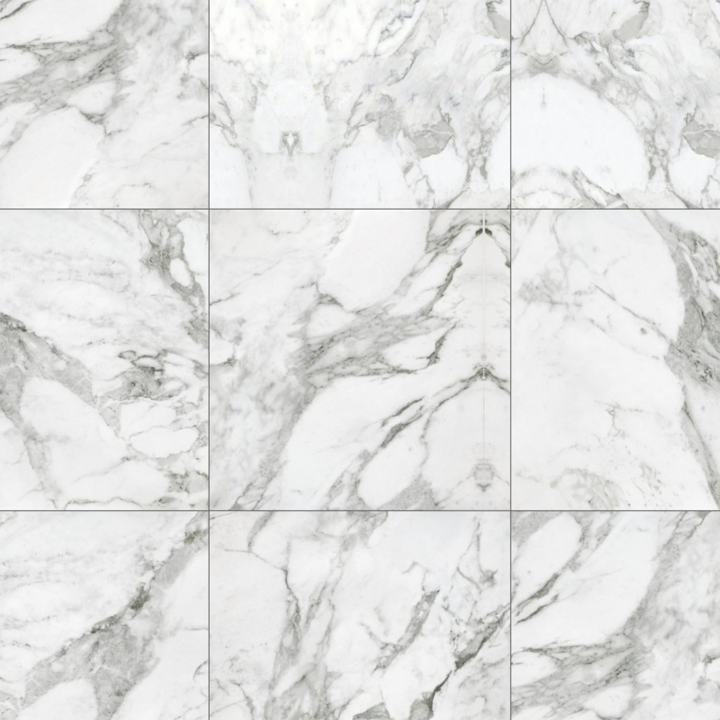 Qualis Ceramica Luxury Arabescato Verona 24X24 Polished - Grey