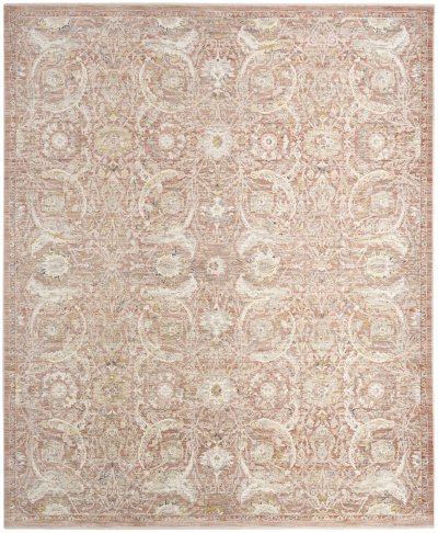 Nourison Home Nourison Antique Fusion ANF03 3'11" x 5'10" Brick Vintage Indoor Rug - 5'3" x 7'10"