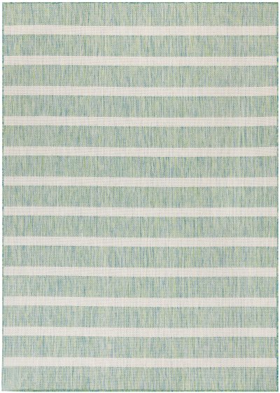 Nourison Home Nourison Positano POS03 2'2" x 12' Blue Green Ivory Modern Rug - 10' x 14'