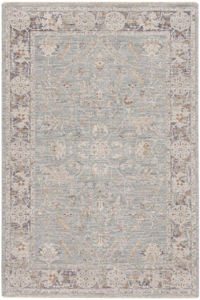 Nourison Home Nourison Infinite IFT01 7'10" x 10'4" Blue Ivory Vintage Indoor Rug - 5'3" x 7'8"