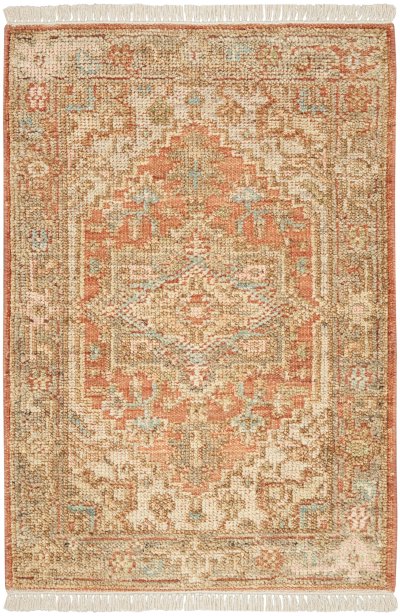 Nourison Home Nourison Heritage Vine HTV06 2' x 3' Rust Vintage Indoor Rug - 2' x 3'