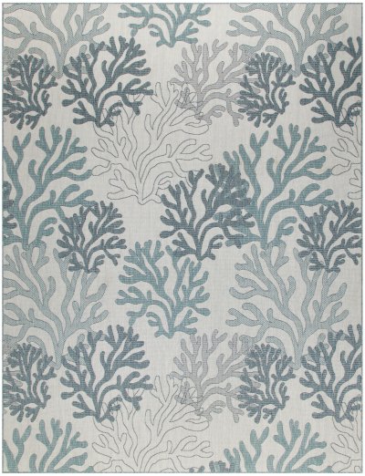 Nourison Home Nourison Garden Oasis GOA05 3' x 5' Blue Coastal, Nautical & Beach Rug - 9' x 12'