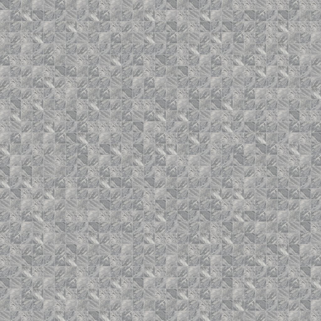 Daltile Marble Attaché Lavish Stellar Grey, Straight Joint, 2X2, Matte - Stellar Grey