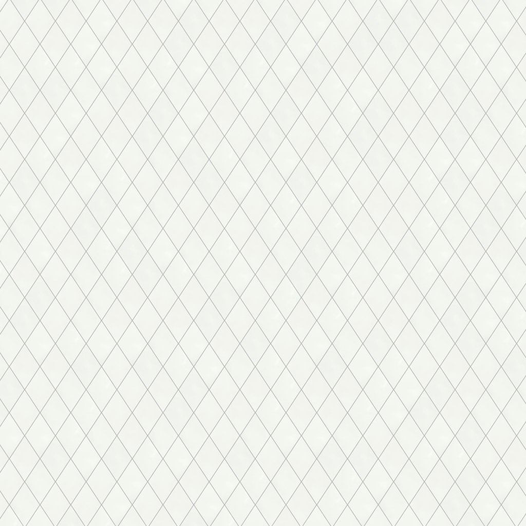 American Olean Playscapes - Meringue, Harlequin, 3X6, Undulated, Glossy (PS70) - Meringue