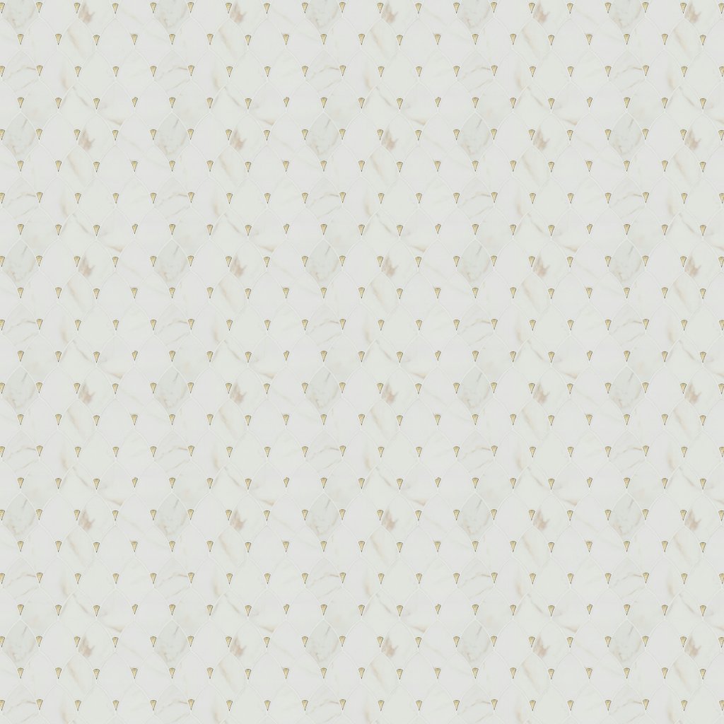 MSI Citadel Gold Trident Tile - White-Warm
