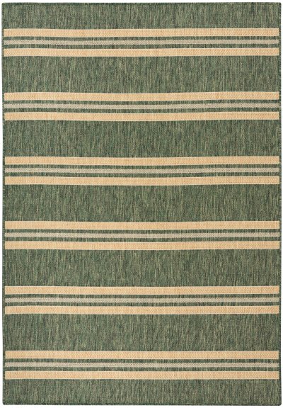 Nourison Home Nourison Horizon Indoor/Outdoor HOZ05 4' x 6' Green Modern Rug - 6' x 9'