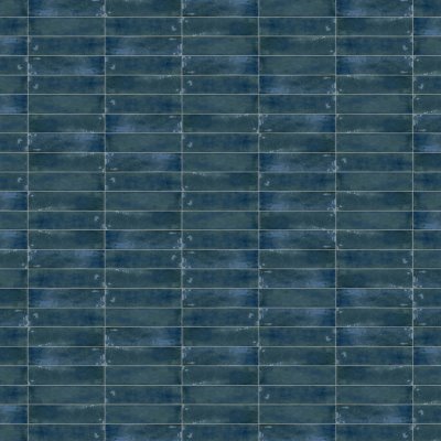 Marble Systems Fusion Blue Polished Porcelain Tile 2 1/2x10 - Fusion Blue - 2 1/2" x 10" x 3/8"