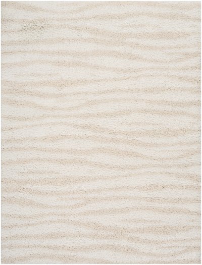 Nourison Home Nourison Modern Shag MMD05 3'11" x 5'11" Ivory Beige Modern Indoor Rug - 3'11" x 5'11"