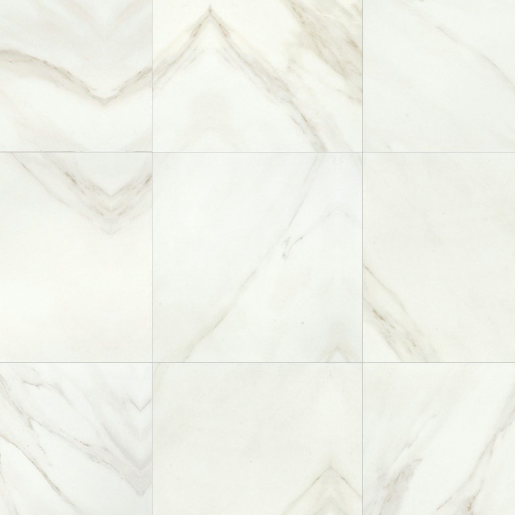 American Olean Mirasol - Bianco Carrara, Square, 24X24, Matte (ML70) - Bianco Carrara
