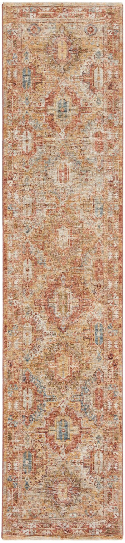 Nourison Home Nourison Petra PTR01 2'3" x 10'2" Rust Vintage Indoor Rug - 2'3" x 10'2"