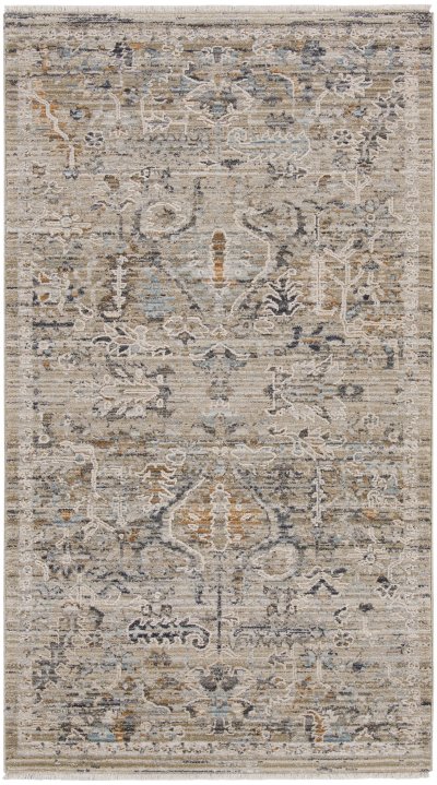 Nourison Home Nourison Lynx LNX02 12' x 15'9" Ivory Taupe Vintage Indoor Rug - 2'6" x 4'6"