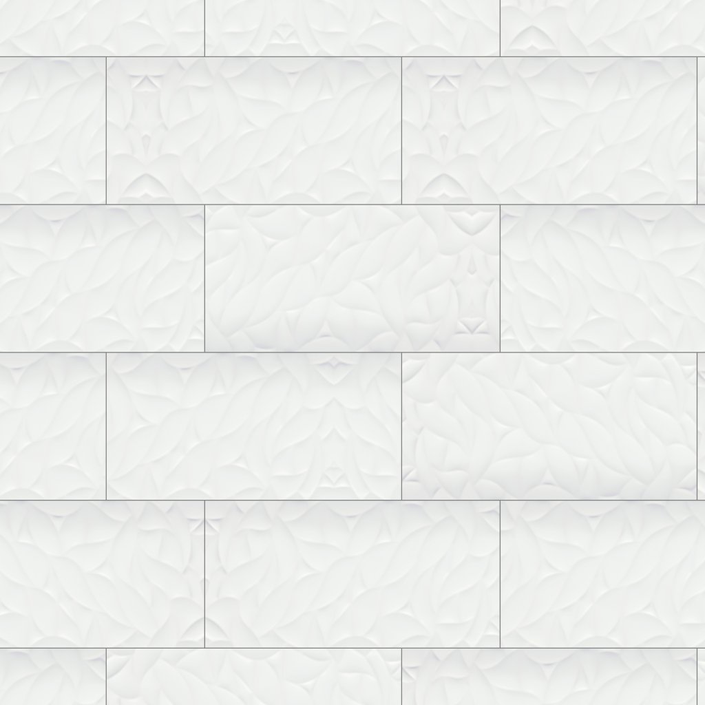 Emser Tile JAZZ BLOOM GLOSSY - White