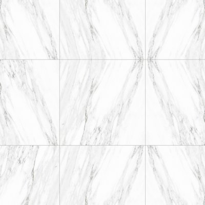Marble Systems Venato Bianco Polished Porcelain Tile 24x24 - Venato Bianco - 24" x 24" x 3/8"