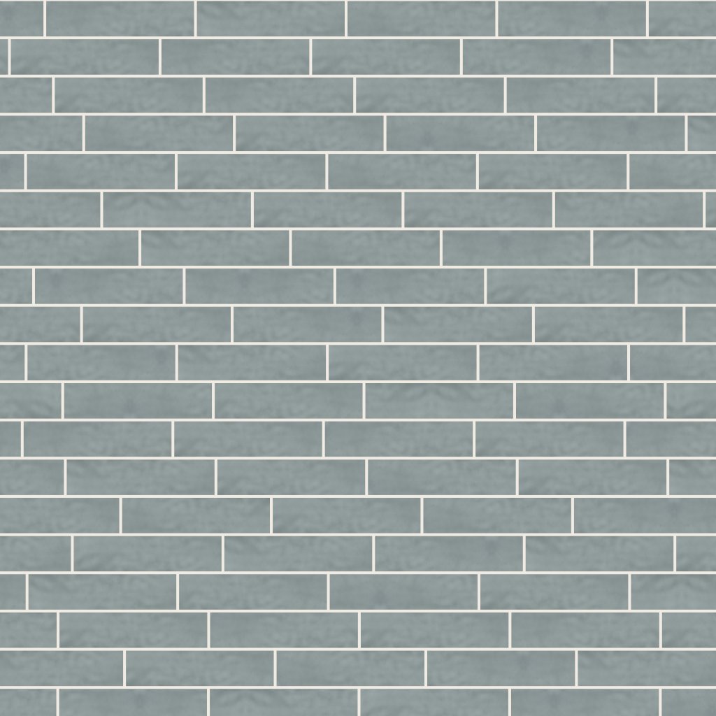 Qualis Ceramica Chateau Argent Sterling Glossy 3X12W