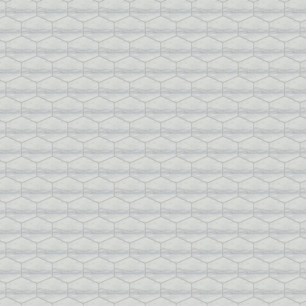 Marble Systems Avenza Honed Hexagon Waterjet Marble Tile 5 25/32x5 - Avenza